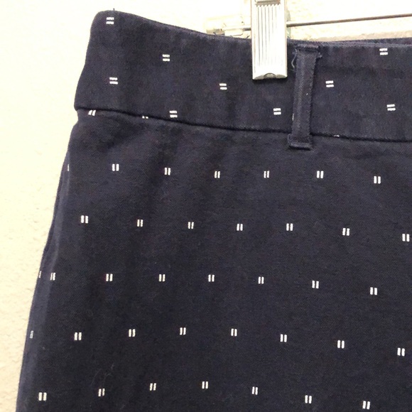 dip Navy white cropped pants Women's 16 ankle chino capri casual trousers summer - Picture 4 of 11